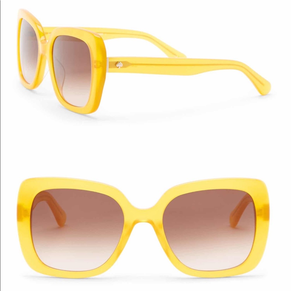 💛Yellow Kate Spade Krystalynn 53mm Sunglasses!💛